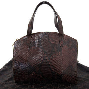 Gucci Handbag Python Bordeaux Series
